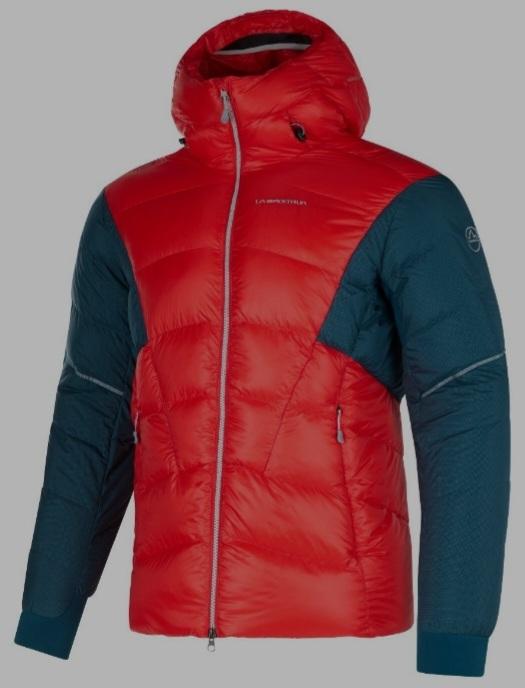 Supercouloir 1000 Down Jkt Hombre - Talla: M, Color: Poppy/ Storm Blue