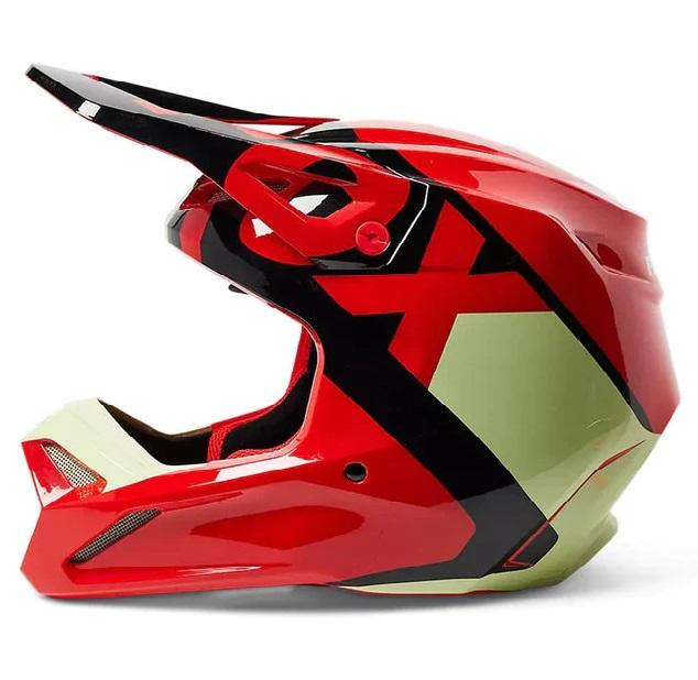 Casco Moto V1 Xpozr  - Color: Rojo