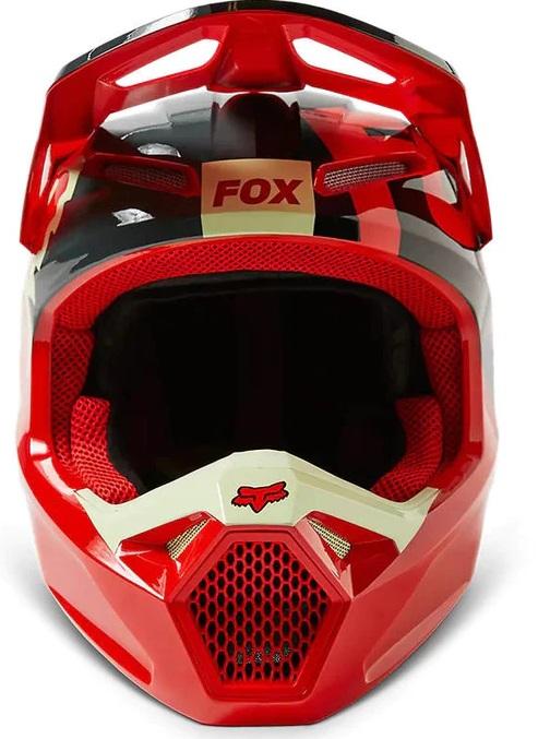 Miniatura Casco Moto V1 Xpozr  - Color: Rojo