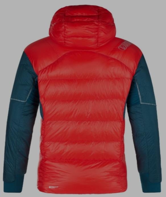 Supercouloir 1000 Down Jkt Hombre - Color: Poppy/ Storm Blue