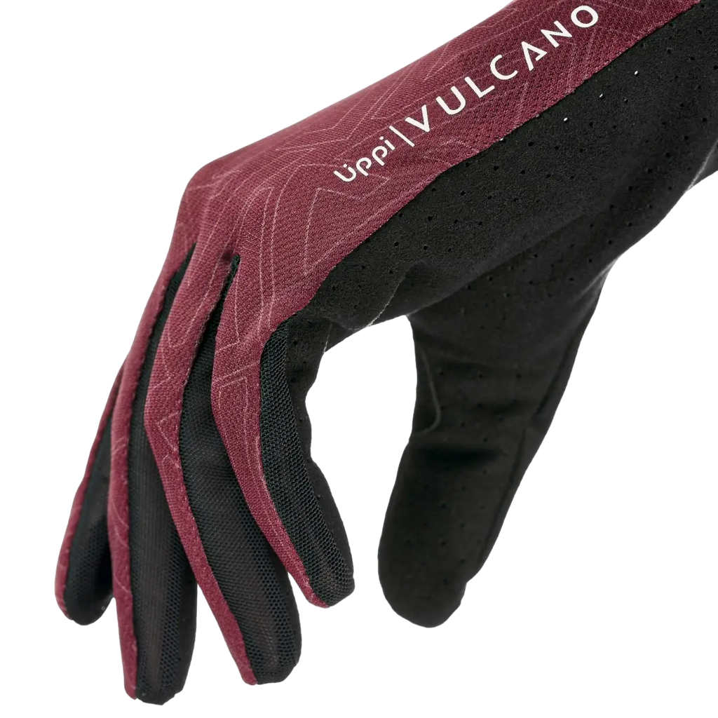 Miniatura Guantes Unisex Vulcano Light Gloves - Talla: XL, Color: Burdeo