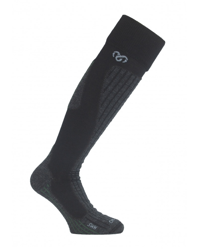Calcetines Ski Lana Merino Knee SWH - Color: Black