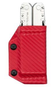 Miniatura Funda Kydex para la Leatherman Supertool 300 - Color: Carbón Rojo