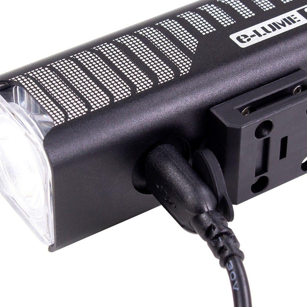Luz Delantera E-Lume 1000 Lumens Usb -