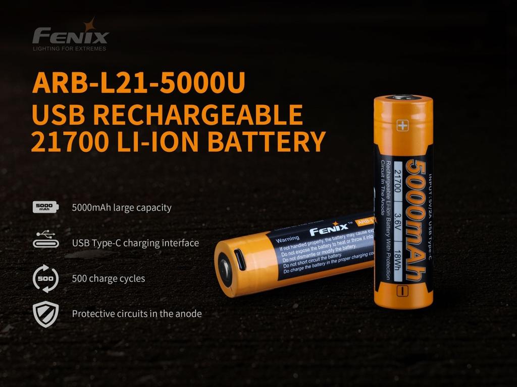 Bateria 21700 de 5000 mAh ARB-L21-5000U -