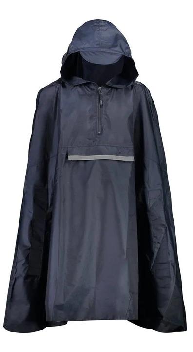 Miniatura Impermeable Niños Cape Rain Poncho Fix Hood 38X7964 - Color: Black Blue