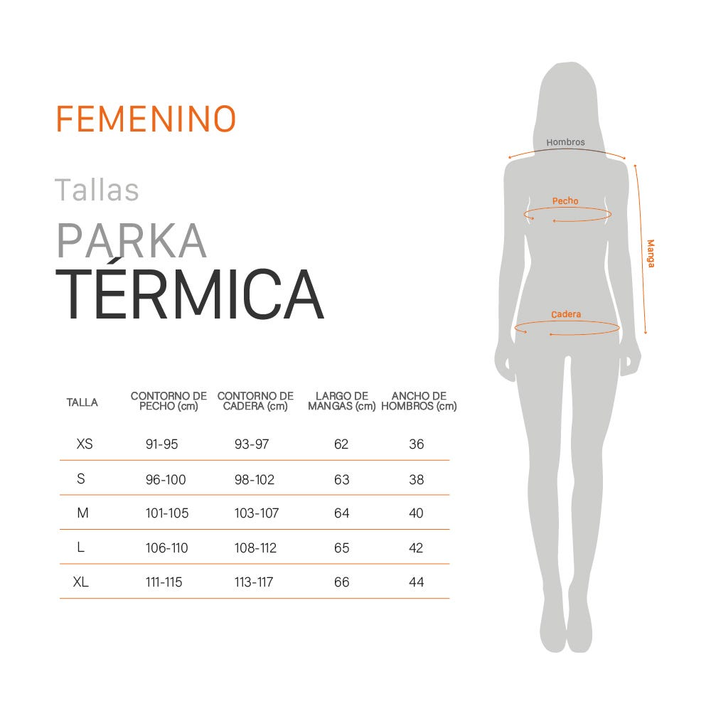 Miniatura Parka Térmica Impermeable Vito Mujer -