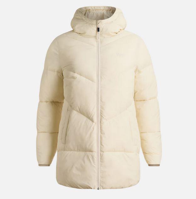 Chaqueta Mujer Long Line Steam Pro Hoody Jacket  - Color: Crema