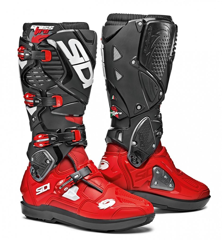 Bota De Moto Crossfire 3 W Srs  - Color: Rojo