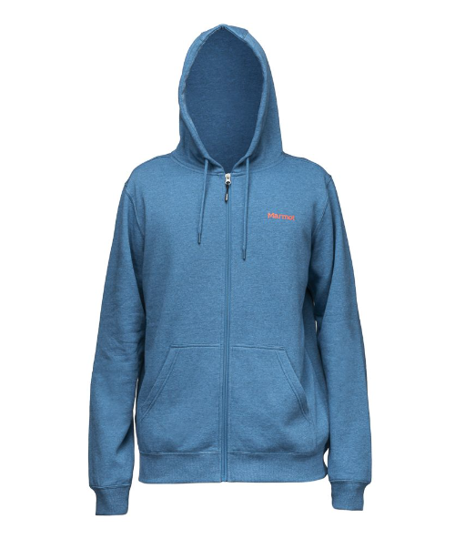 Miniatura Polerón Hombre Mountain Peaks Zip Hoody - Color: Celeste
