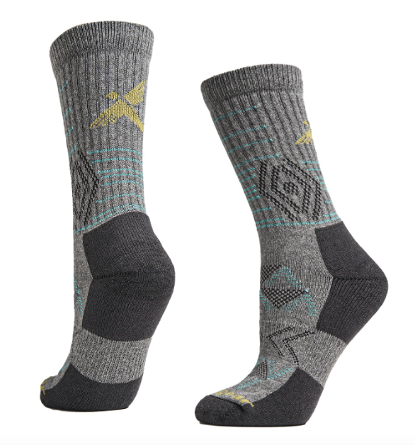 Calcetin Unisex Hiking Mid Crew - Color: Gris