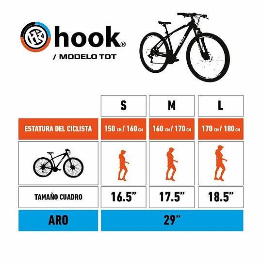 Medidas Talla De Bicicleta M Bicicleta Mtb Model Tot Talla S Hook
