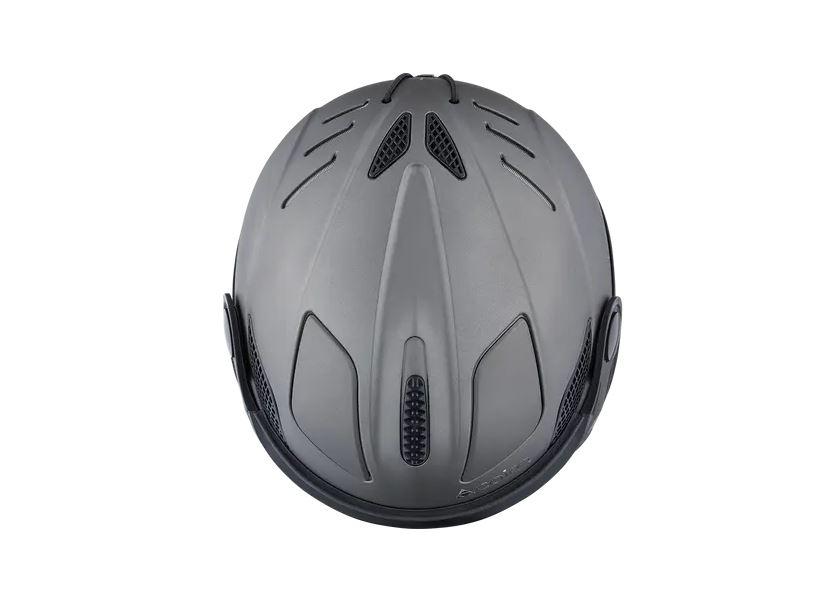 Casco Helios Leather Evolight Nxt® - Color: Negro/Gris
