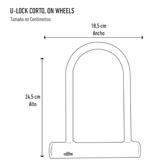 Casco Sport U-Lock Corto Con Llave -