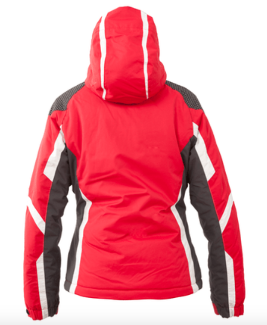 Parka Montana Aspen Mujer Con Reflectivo - Color: Rojo