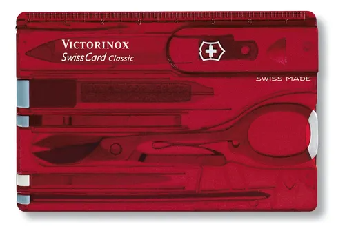 Miniatura Swisscard Classic 10 Fun - Color: Rubi Transparente