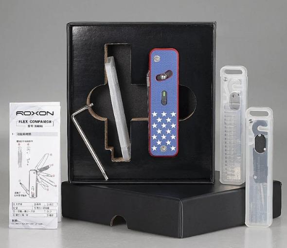 Miniatura Multiherramienta Flex Companion S503G-US Edicion Especial - Color: Rojo - Azul