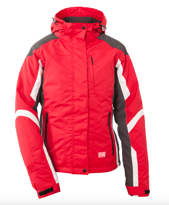 Parka Montana Aspen Mujer Con Reflectivo - Color: Rojo