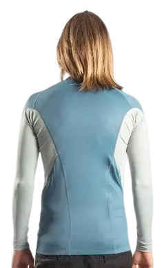 Polera Xola UV Protection L/S - Color: azul/gris