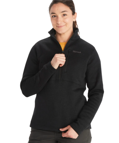 Polar Mujer Drop Line 1/2 Zip - Color: Negro