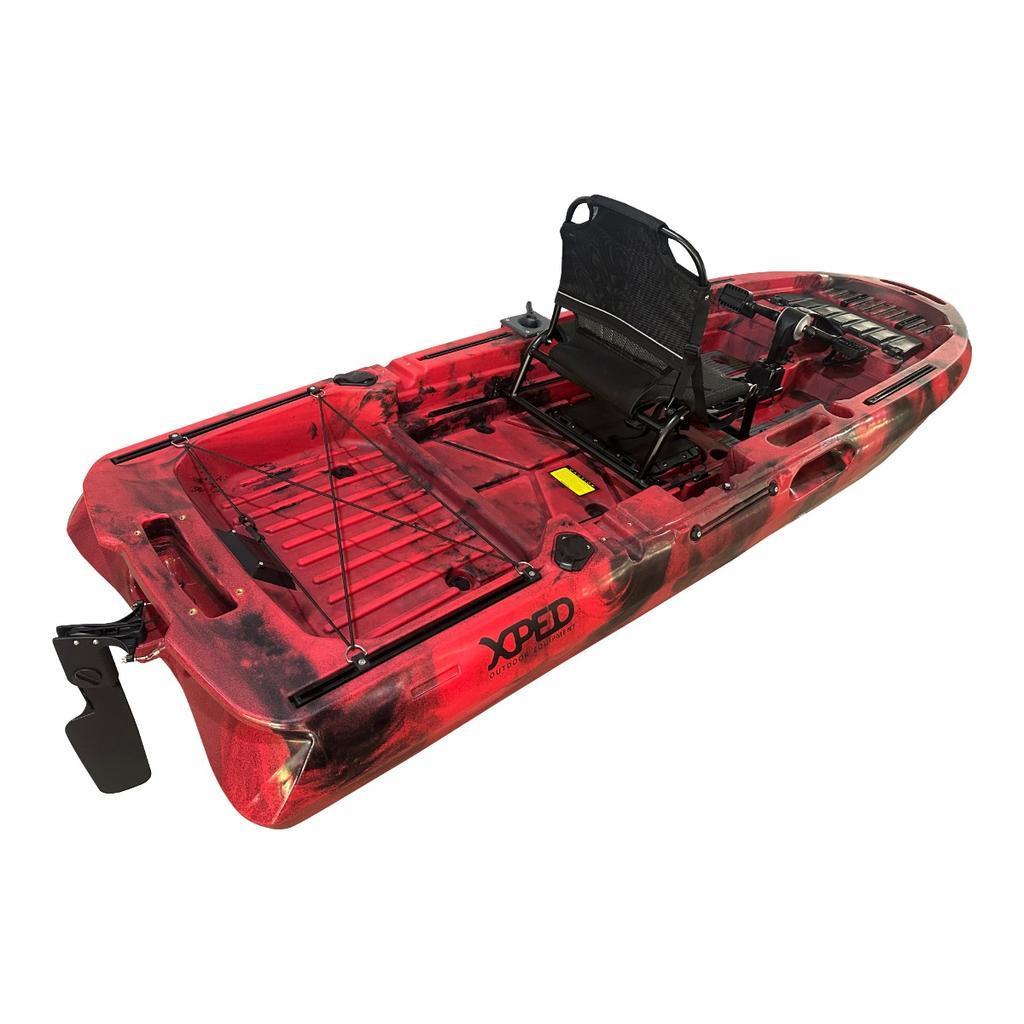 Miniatura Kayak De Pesca Steady Striker 105 Xt - Color: Rojo/Negro
