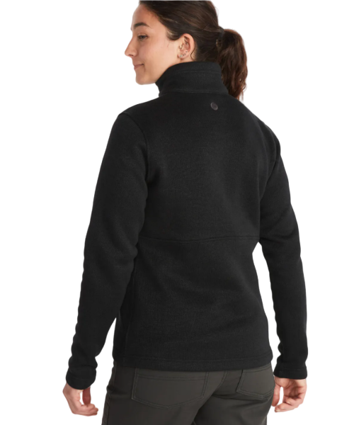 Miniatura Polar Mujer Drop Line 1/2 Zip - Color: Negro