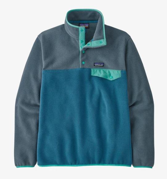 Polar Hombre Lightweight Synchilla Snap-T Pullover - Color: Azul, Talla: L