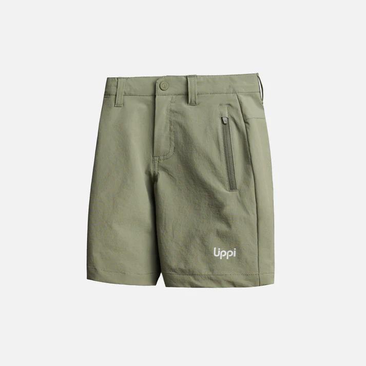 Short Niño Lennox Q-Dry Shorts - Color: Verde Musgo