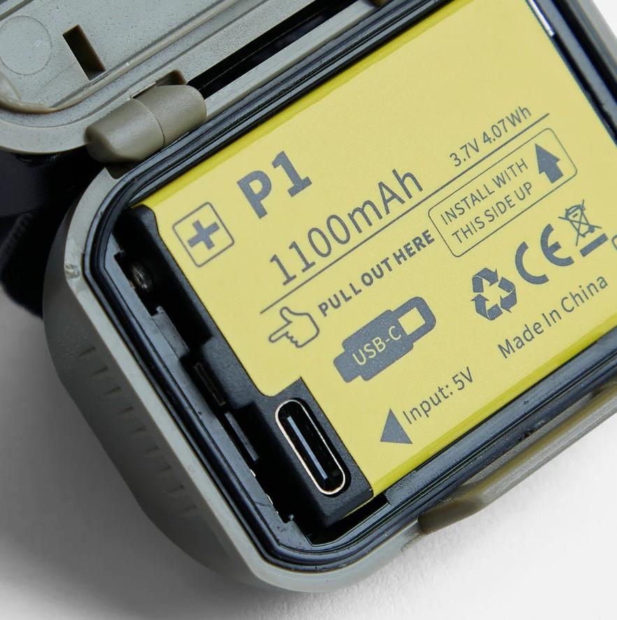 Miniatura Linterna Frontal Star - Color: Gris