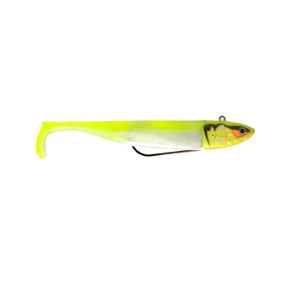 Miniatura Señuelo Shad 12 Cm-31 Grs - Color: Amarillo-Blanco