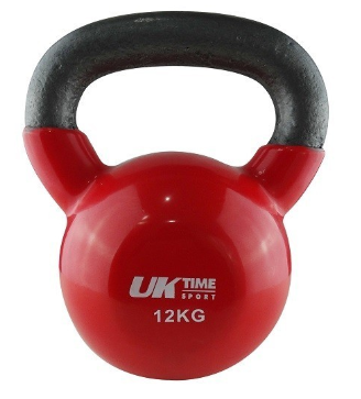 Mancuerna Rusa Kettlebell - Formato: 12 kg, Color: Rojo