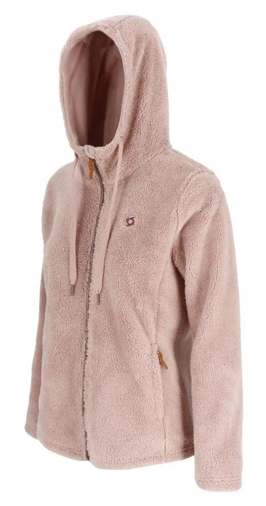 Miniatura Chaqueta Peludo Dahlia Mujer - Color: Rosa Claro