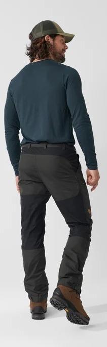 Miniatura Pantalón Hombre Abisko Lite Trekking Regular - Color: Dark Grey