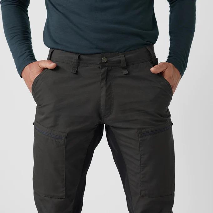 Miniatura Pantalón Hombre Abisko Lite Trekking Regular - Color: Dark Grey