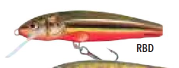 Miniatura Señuelo Minnow #MW - Color: RBD