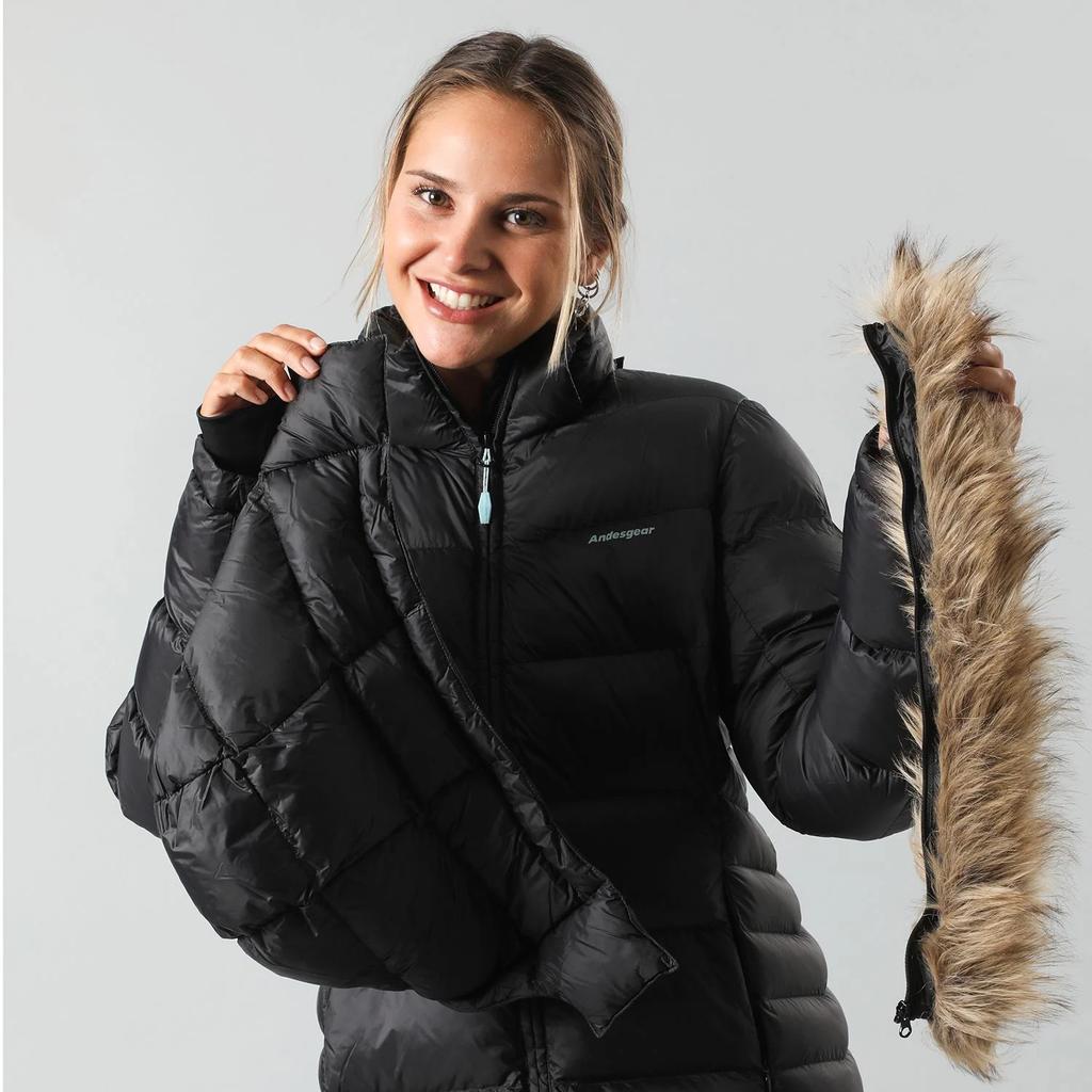 Miniatura Chaqueta Mujer Sintética Andesgear Tantauco - Color: Negro