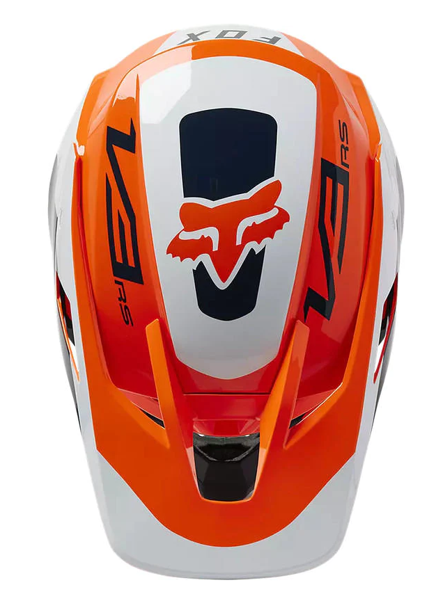 Miniatura Casco Moto V3 RS Efekt  - Color: Naranjo-Blanco-Azul