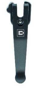 Miniatura SwissQlip - Clip de bolsillo para navaja suiza - Color: Negro