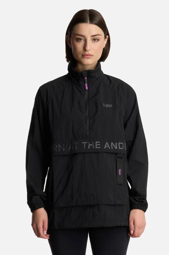 Miniatura Chaqueta Mujer WindCity WindBreaker 1/4 Zip  - Color: Negro