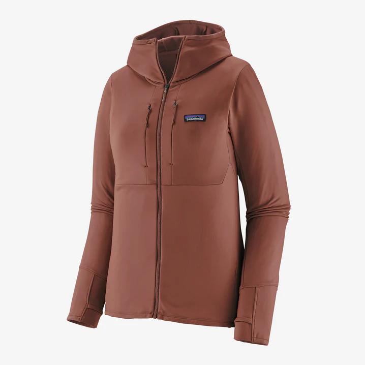 Polar Mujer R1 Thermal Full-Zip Hoody - Color: Café