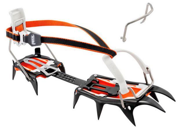 Crampones Para Alpinismo Clásico Vasak® Leverlock Universel - Color: Negro-naranja