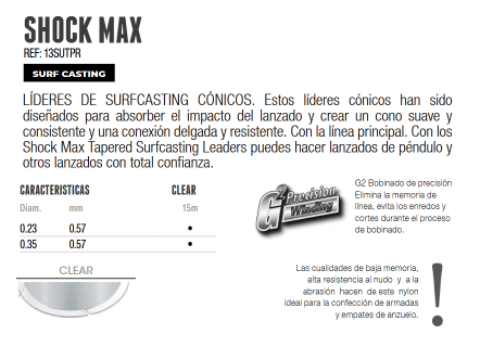 Shock Max Tapered - 15M  -