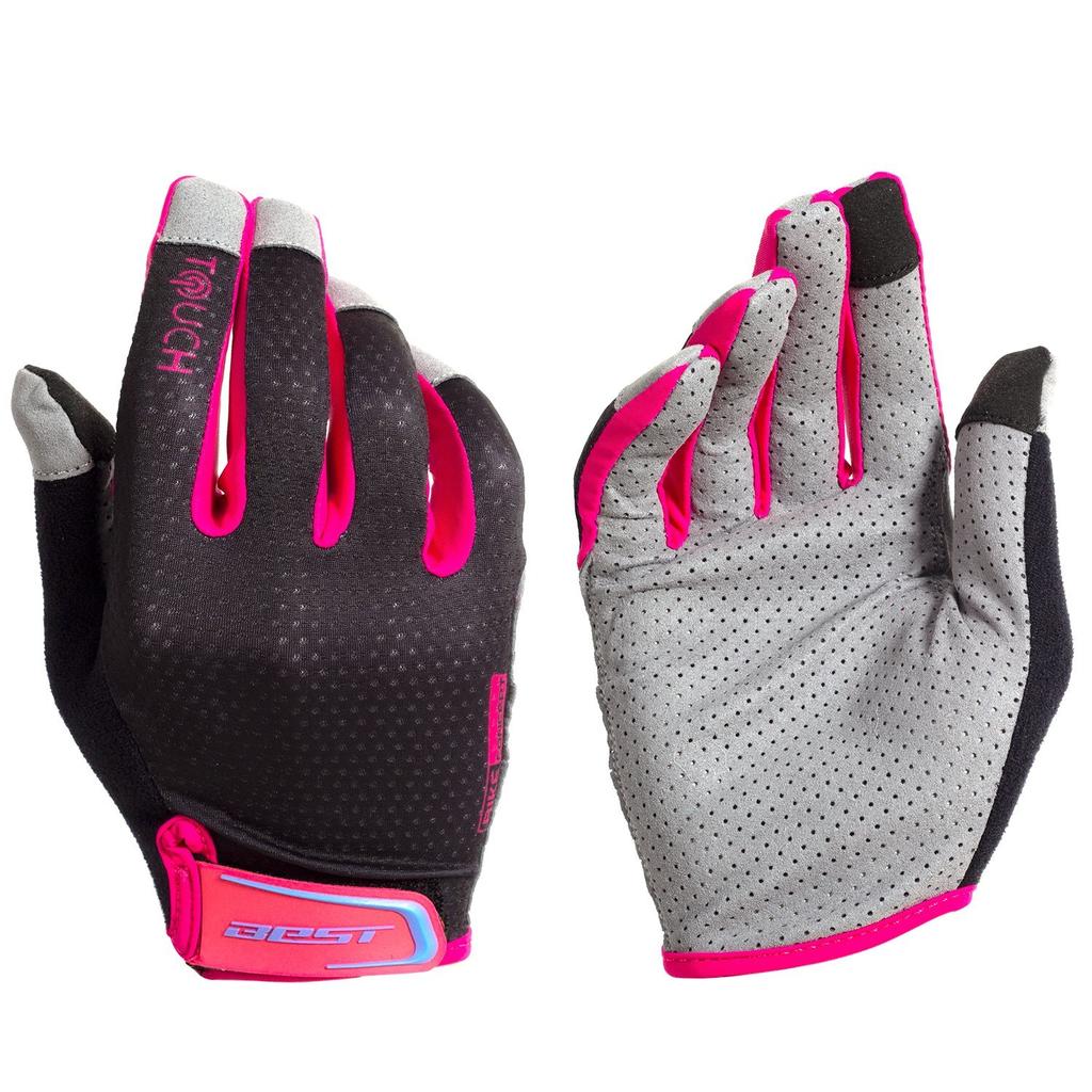 Guante Largo Best Mujer Negro/Fucsia Talla S - Color: Negro/Fucsia