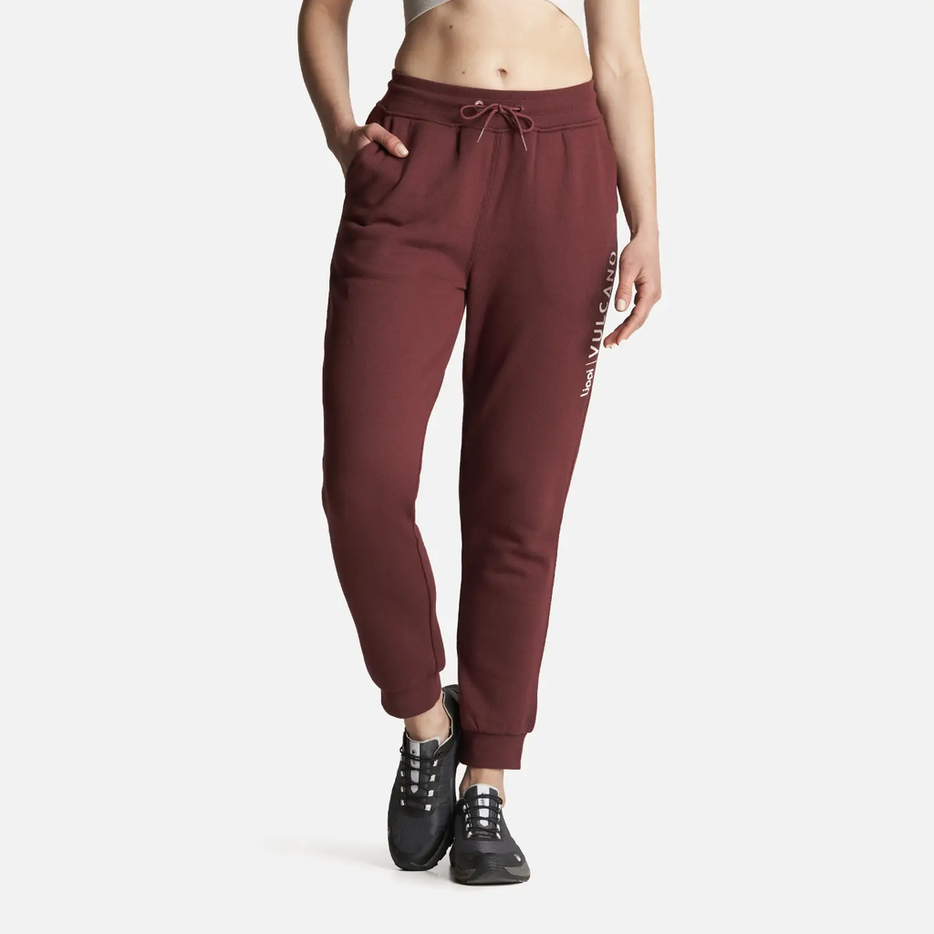 Miniatura Pantalon Mujer Insigne Vulcano Cotton Pants - Color: Burdeo