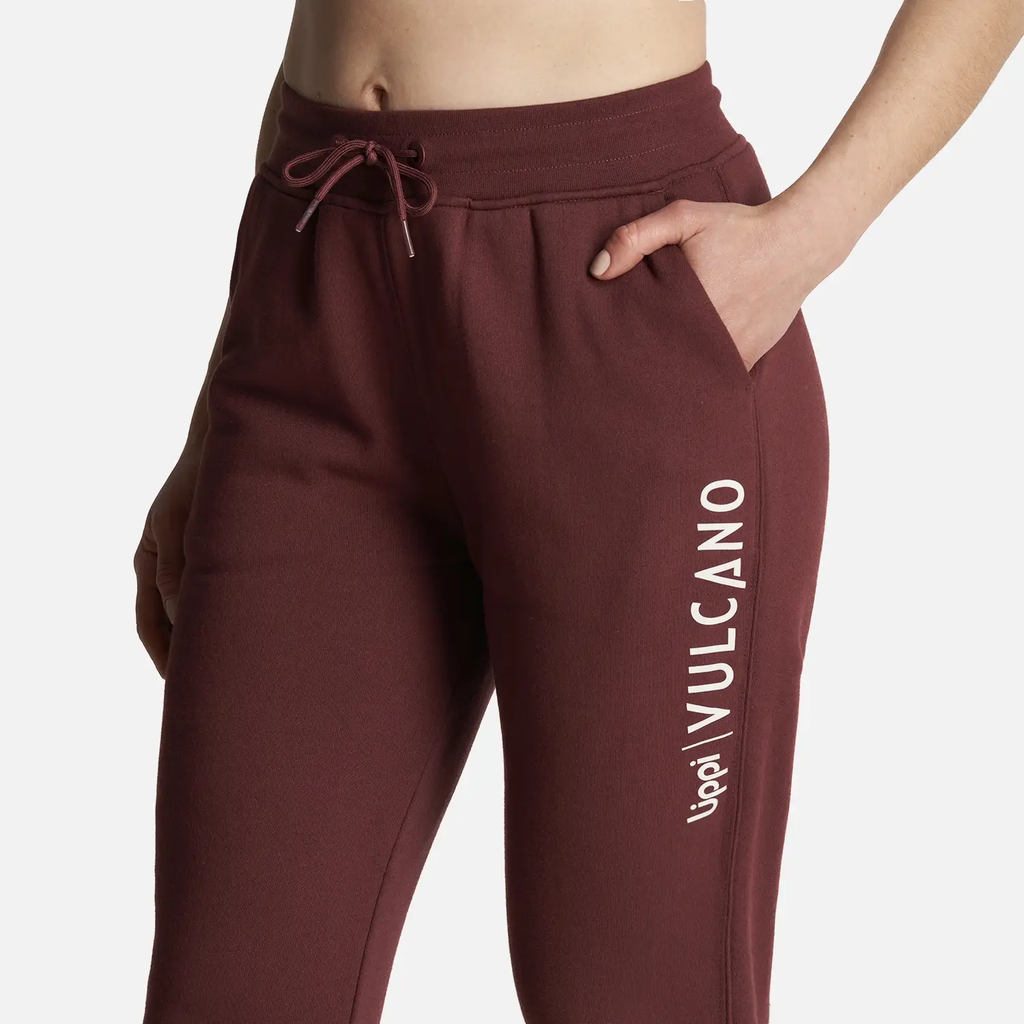 Miniatura Pantalon Mujer Insigne Vulcano Cotton Pants - Color: Burdeo