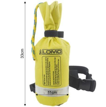 Cuerda Kayak Throw Line 15M w/Belt - Color: Negro