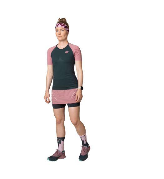 Polera Mujer Ultra S Tech - Color: Negro/Rosado