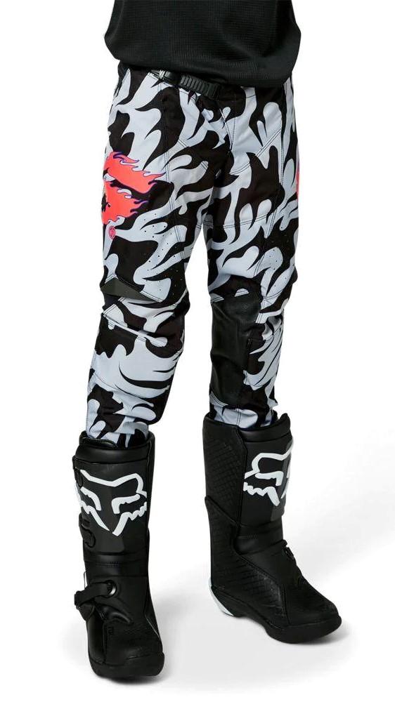 Miniatura Pantalon Moto Niño White Label - Color: Blanco