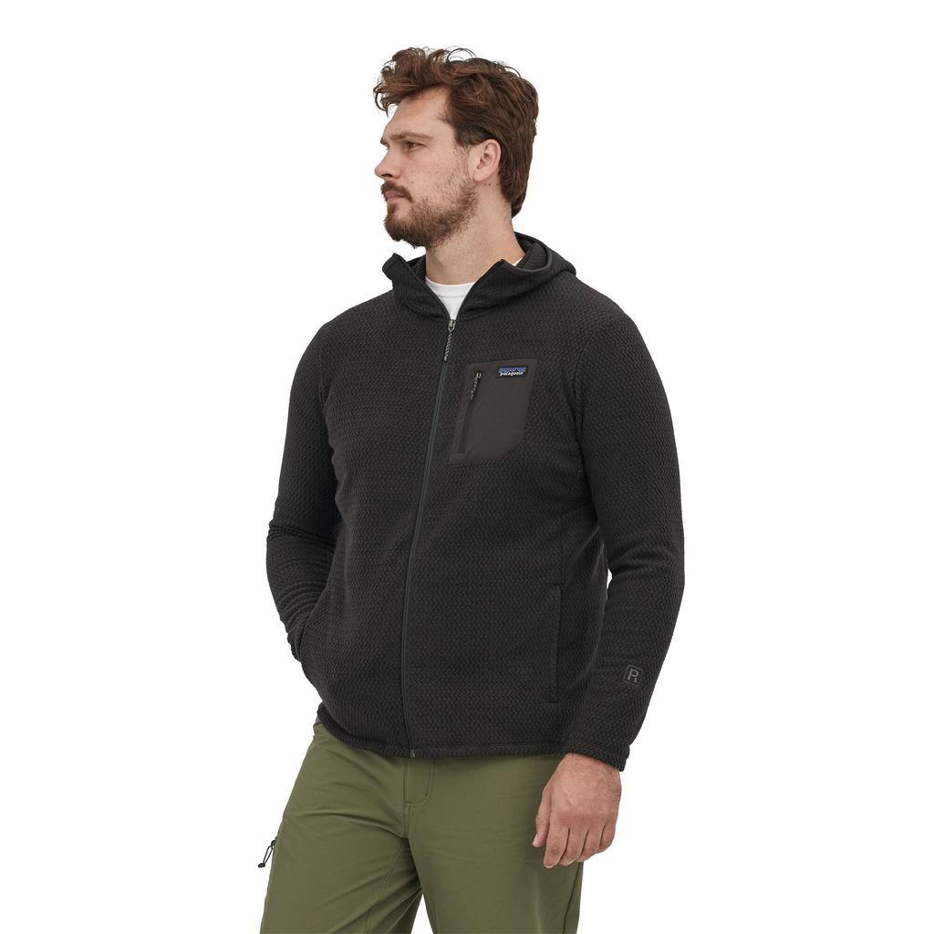 Miniatura Polar Hombre R1 Air Full-Zip - Color: Negro