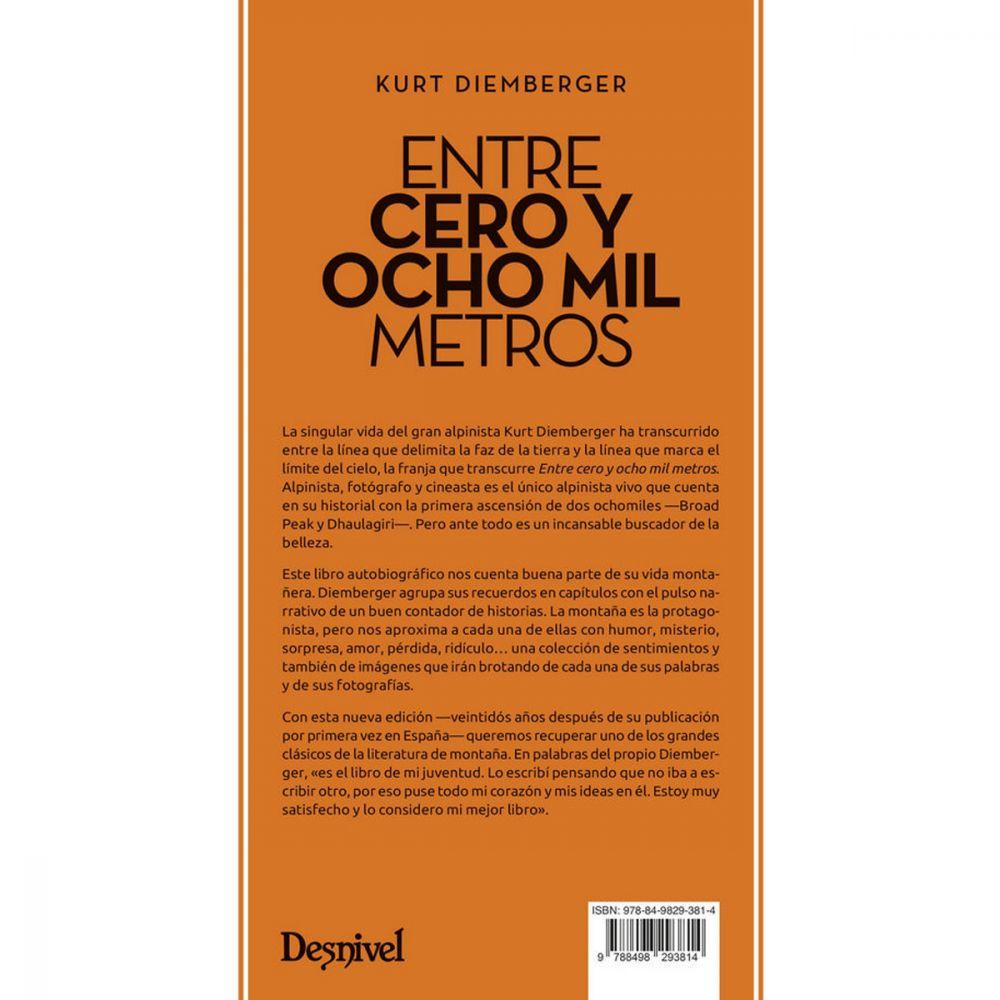 Libro Entre cero y ocho mil metros -